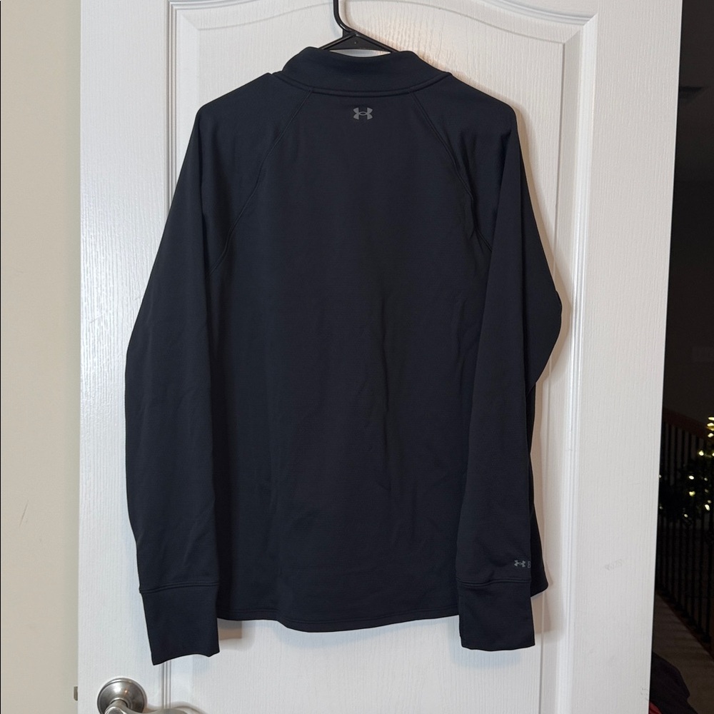 Under Armour Coldgear Base 4.0 Half Zip Jacket Top Black Size 2XL XXL - Picture 7 of 15